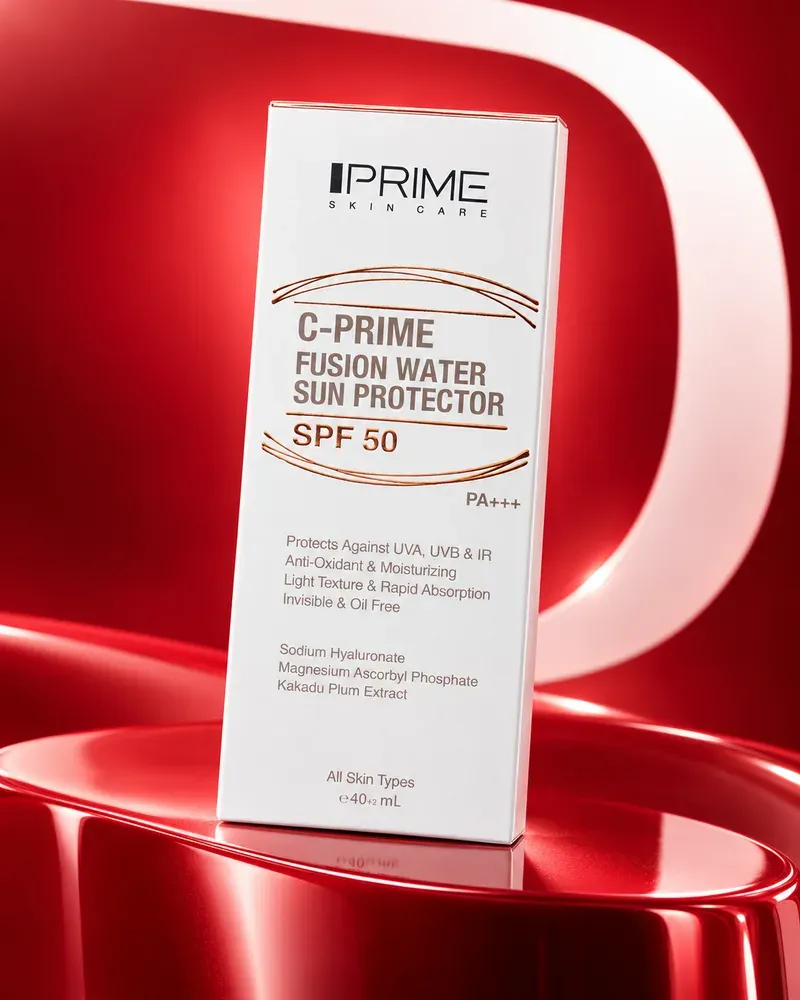 فلوئید ضدآفتاب فیوژن واتر ویتامین C پرایم SPF50